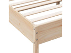 Bed frame 135x190 Solid pine wood MJGV95877