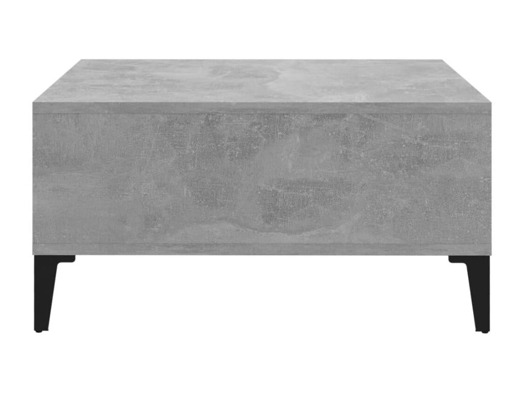 Concrete grey coffee table 60x60x30 cm Mobenze engineering ZJBE01949