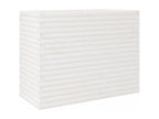 White planter 90x40x68.5 cm Solid pine mobenze QPSM36706