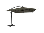Mobenze UTLO75737 Square Cantilever Parasol 2.7x2.7m Grey
