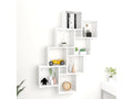 Mobenze White wall shelf 90x15x119 cm Mobenze engineering AMDD50698