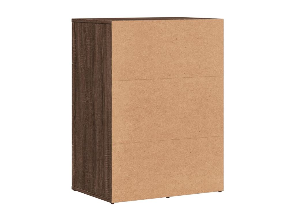 Brown oak sideboard 59x39x80 cm Mobenze engineering BDPW67066