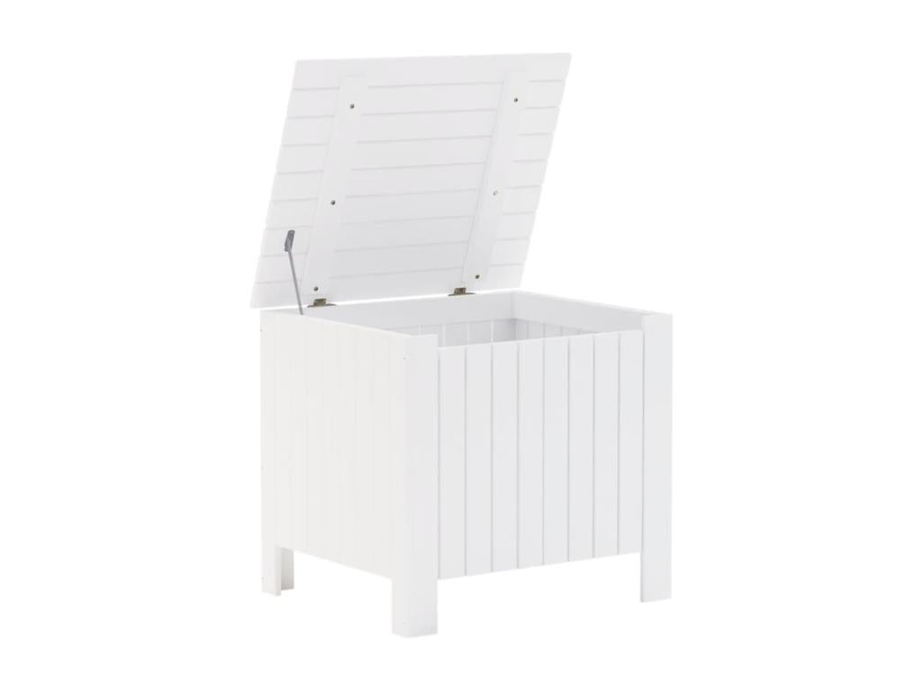 Storage box with lid, Luxameub white solid pine wood JWZZ32460