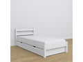 Single bed in Mobenze - with drawer N01 White 100x180 ZINU94301
