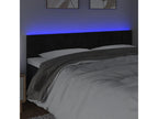LED Headboard Black 180x5x78/88 cm Mobenze XBDG45334
