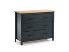 Mobenze/Blue 3-Drawer Chest - Mobenze FXRQ81188