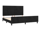 Black bed frame without mattress Mobenze PYWN03887
