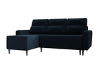 Boislis 102 Blue Corner Sofa with Sleeping Function and Bed Box, 236x148x99cm GYDZ99820