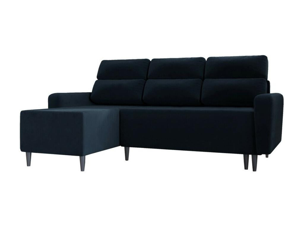 Boislis 102 Blue Corner Sofa with Sleeping Function and Bed Box, 236x148x99cm GYDZ99820
