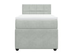 Mobenze bed base and light grey mattress 90x200 cm Mobenze XQEB50954