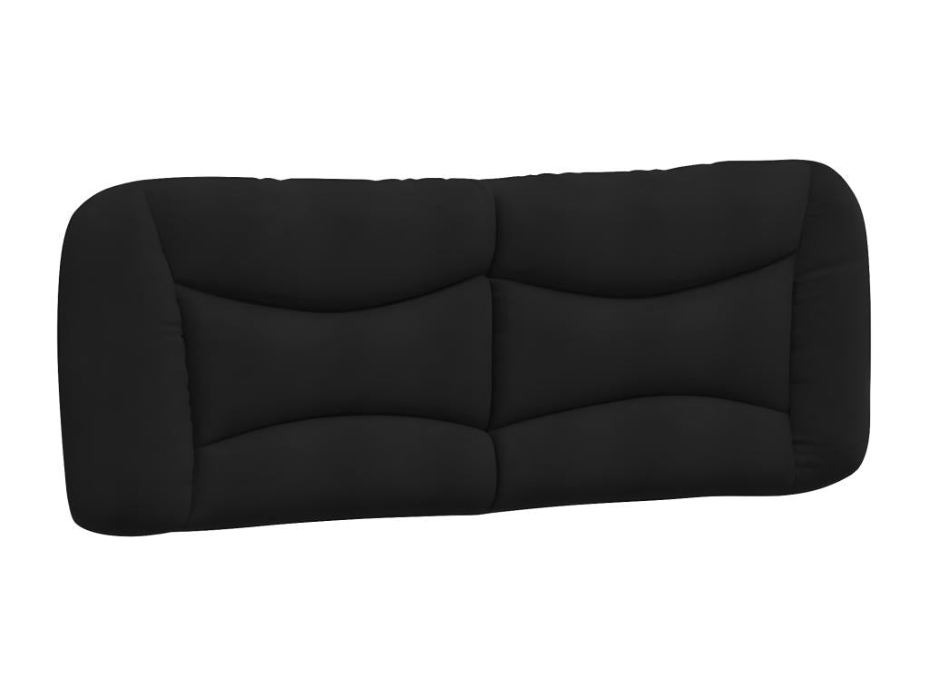 Bed with black mattress 180x200 cm fabric NVPW41993