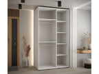 Luxameub 7 Sliding Door Wardrobe 235.2/140/60 2 Doors White/Luxameub/Silver DBBO75975
