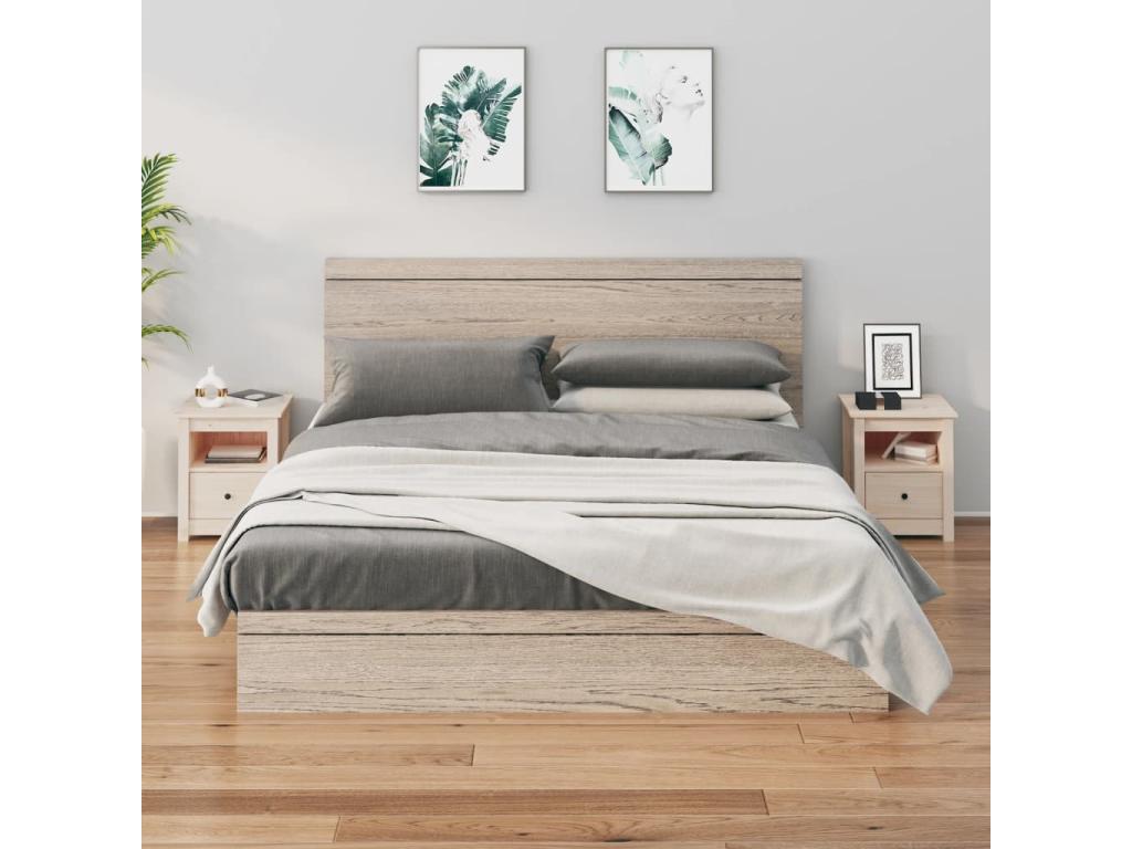2-piece bedside tables, 40x35x49 cm, solid pine mobenze RCLR07306