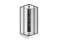 Corner shower enclosure with hydromassage - 80 x 80 x 225 cm - Mobenze CTQY51400