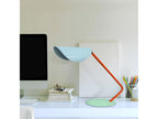 Blue metal arched desk lamp, 35 cm. ZBPP93994