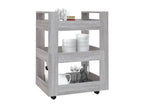 Mobenze kitchen trolley, grey, 60x45x80 cm, Mobenze engineering BISG25738