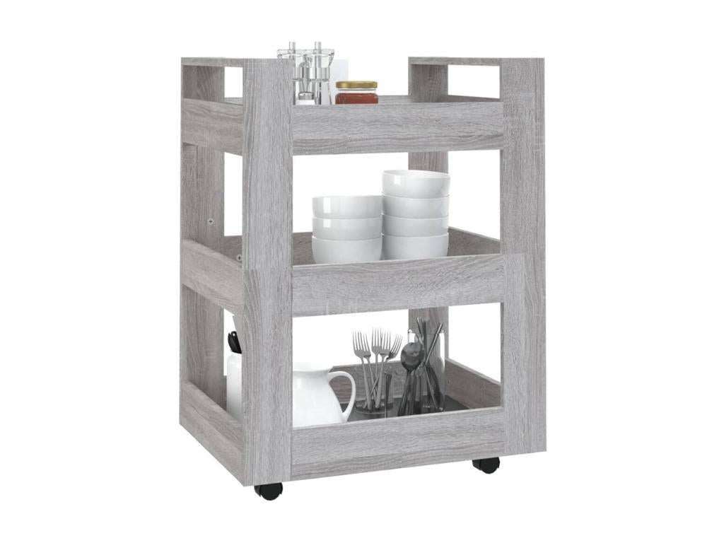 Mobenze kitchen trolley, grey, 60x45x80 cm, Mobenze engineering BISG25738