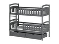 Mobenze BB004 Bunk Beds 90x190 cm Grey JSJO93007