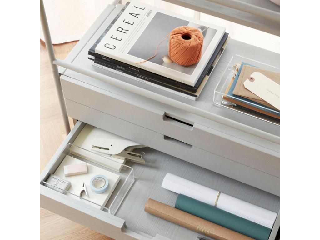 Modern light metal shelf Luxameub DKNP93599