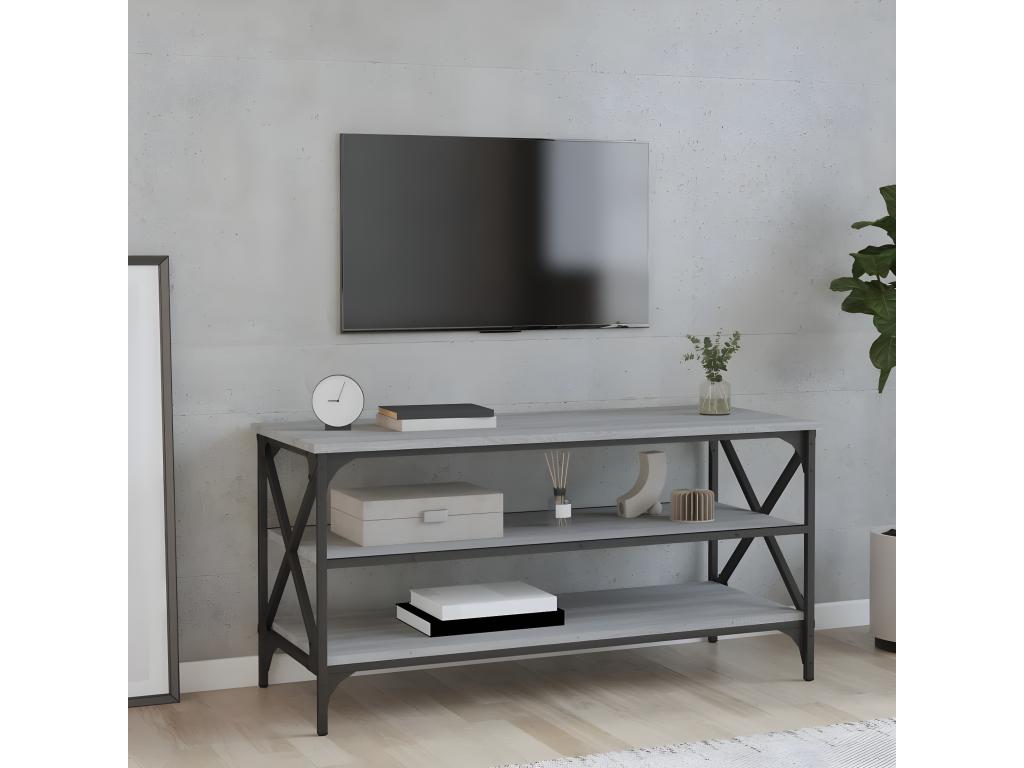 Mobenze TV stand, grey, 100x40x50 cm, Mobenze engineering FFMJ86662