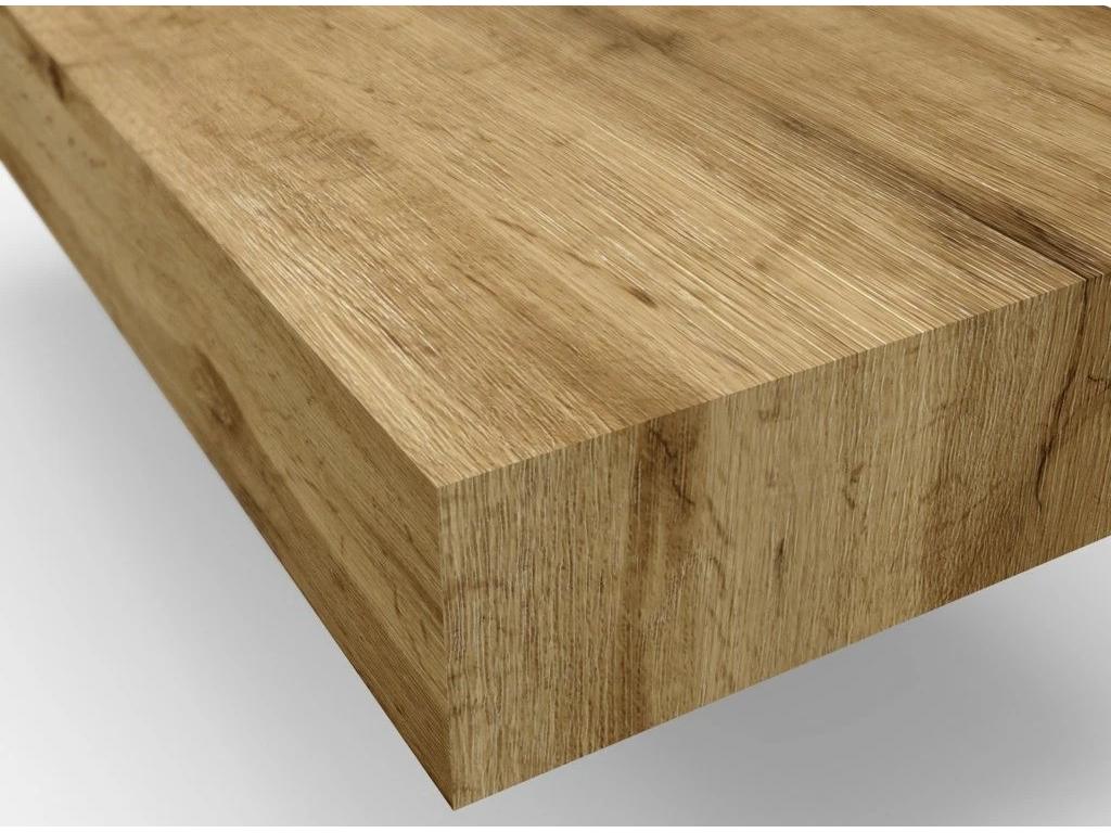 Kyo L 165cm Light Oak Bathroom Vanity Unit with Double Sink and Illuminated Mirror CTAR96957