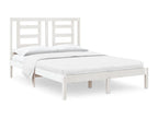 White Mobenze Solid Bed Frame 120x190 cm Small Double GQPL98520