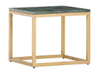 Green Coffee Table 40x40x35 cm Real Stone and Marble Texture YXFX14601