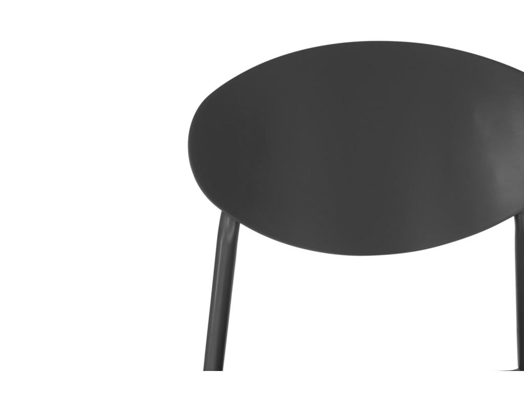 Mobenze stackable aluminum garden chair, set of 2 - POPPY PBBY71679