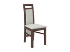 Mobenze Chair, Dark Walnut and Mobenze Fabric, Fabric 27126 WKWY61018