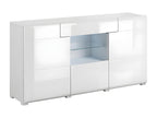 Mobenze White 3-Door 1-Drawer Buffet ZKWI51531