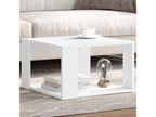 White coffee table 51.5x51.5x30 cm engineered wood LYSW59494