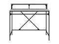 Mobenze desk, grey, 100x50x90 cm, engineered mobenze and iron, ZYKY06498