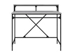 Mobenze desk, grey, 100x50x90 cm, engineered mobenze and iron, ZYKY06498