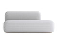 Max 2/3 Seater Sofa Light Grey Fabric QCZE10726