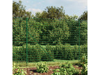 Green wire mesh fence 1.4x25 m galvanized steel RVEM54694