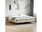 Mobenze oak bed frame 200x200 cm, engineered Mobenze and metal XNIX53453