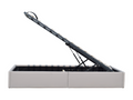 100x200 cm Storage Bed with 12 Luxameub - Quick assembly and easy-care fabric - Luxameub YTXD74232