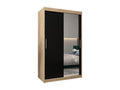 Mobenze 2 Sliding Door Wardrobe 200/120/62 2 doors Mobenze/Black GNOB83527