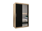 Mobenze 2 Sliding Door Wardrobe 200/120/62 2 doors Mobenze/Black GNOB83527