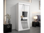 Mobenze Sliding Door Wardrobe 200/100/62 2 Doors White/White HODT45173
