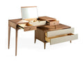 Dressing table in lacquered walnut Mobenze with 4 drawers, Mobenze-Color Mobenze WLCI78615