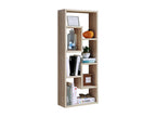 Mobenze freestanding shelf, bookshelf, media shelf, storage, room divider, decorative shelf, Vilo honey oak, ANYP09544