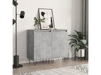 2-piece sideboard set, concrete grey, 40x35x70 cm, Mobenze engineering VEMV33724