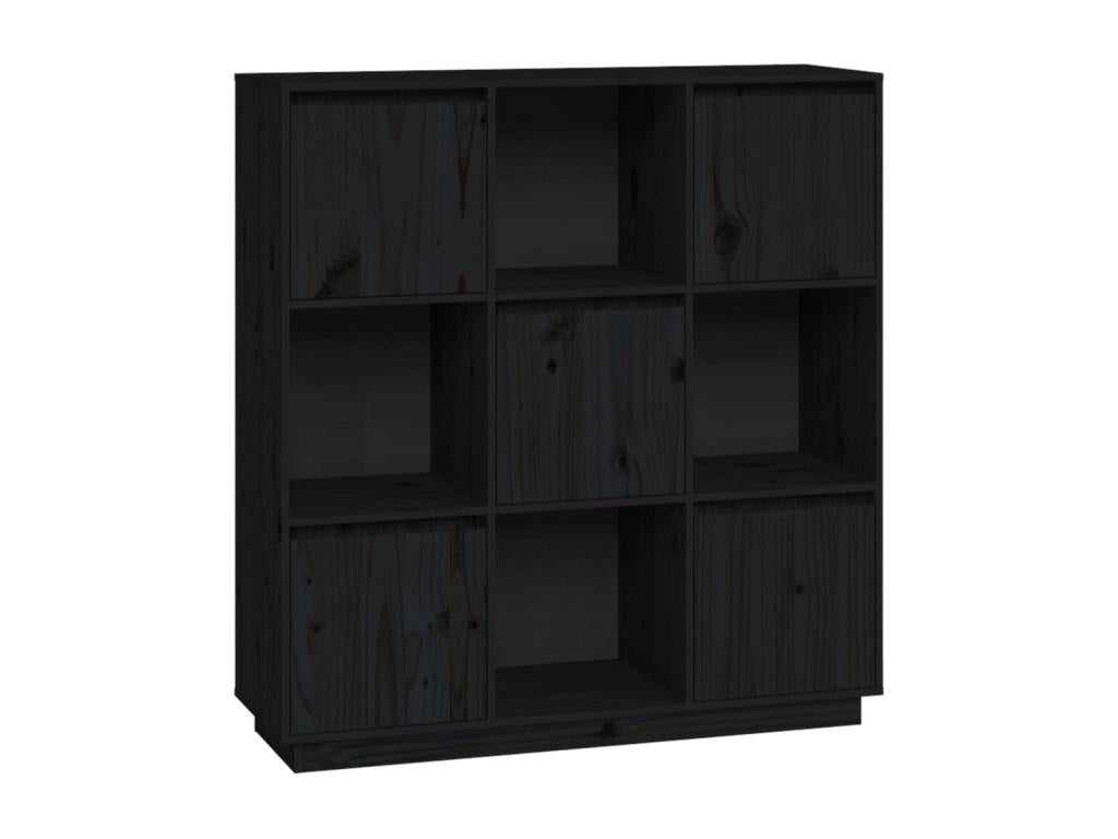 Black Buffet 110.5x35x117 cm Solid Pine Mobenze FEUC35849