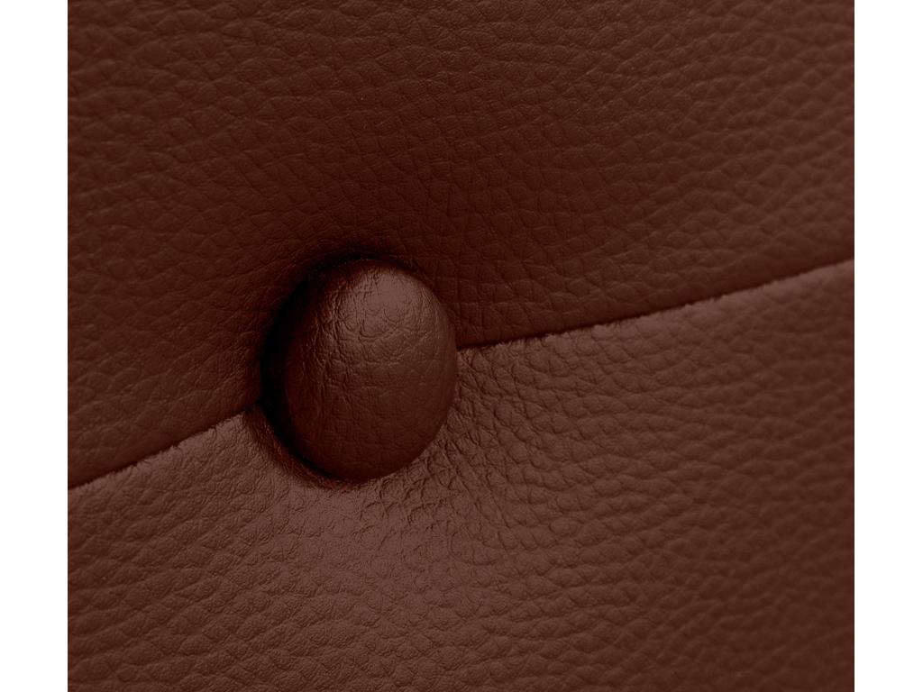 Mobenze Faux Leather Headboard with Buttons 150x50cm for 150cm Beds - Chocolate BIYN48230