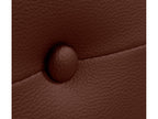 Mobenze Faux Leather Headboard with Buttons 150x50cm for 150cm Beds - Chocolate BIYN48230