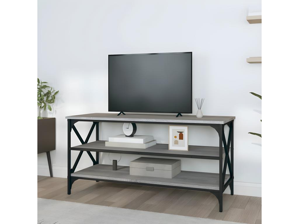 Mobenze TV stand, grey, 100x40x50 cm, Mobenze engineering FFMJ86662
