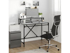 Mobenze desk, grey, 100x50x90 cm, engineered mobenze and iron, ZYKY06498