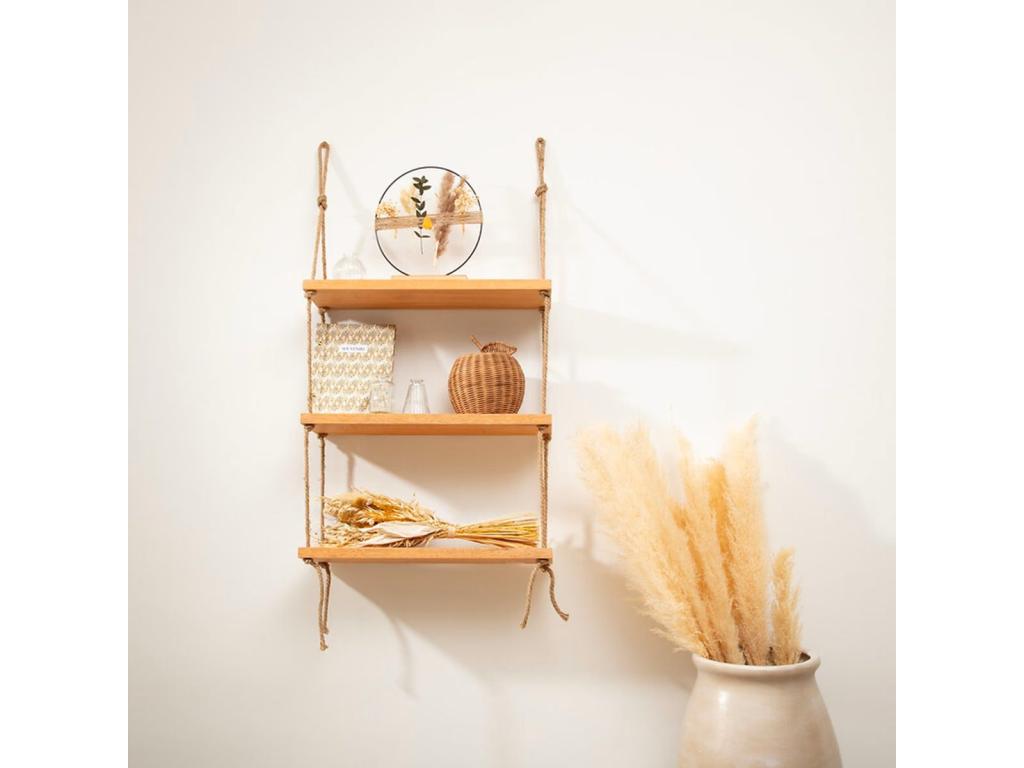 Mobenze and Rope Wall Shelf 60x105 cm ZGNF21509