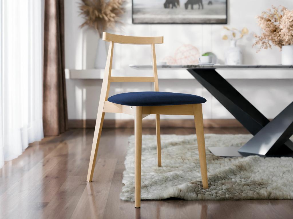 Luxameub Chair 104 75x48x54cm Upholstered Wood YVHK31744